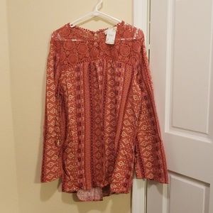 NWT Suzanne Betro long sleeve shirt